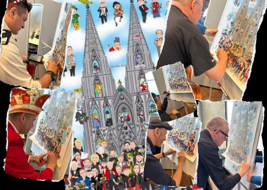 Dom Poster 2025 wird signiert