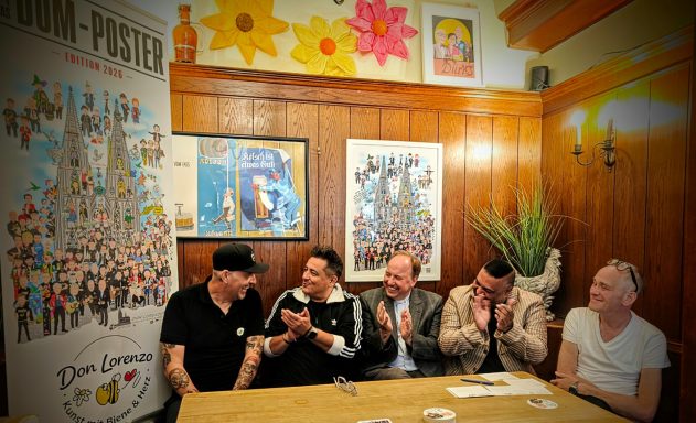 Don Lorenzo, Micky Nauber, Monsignore Robert Kleine, Elvis Katticaren & JP Weber